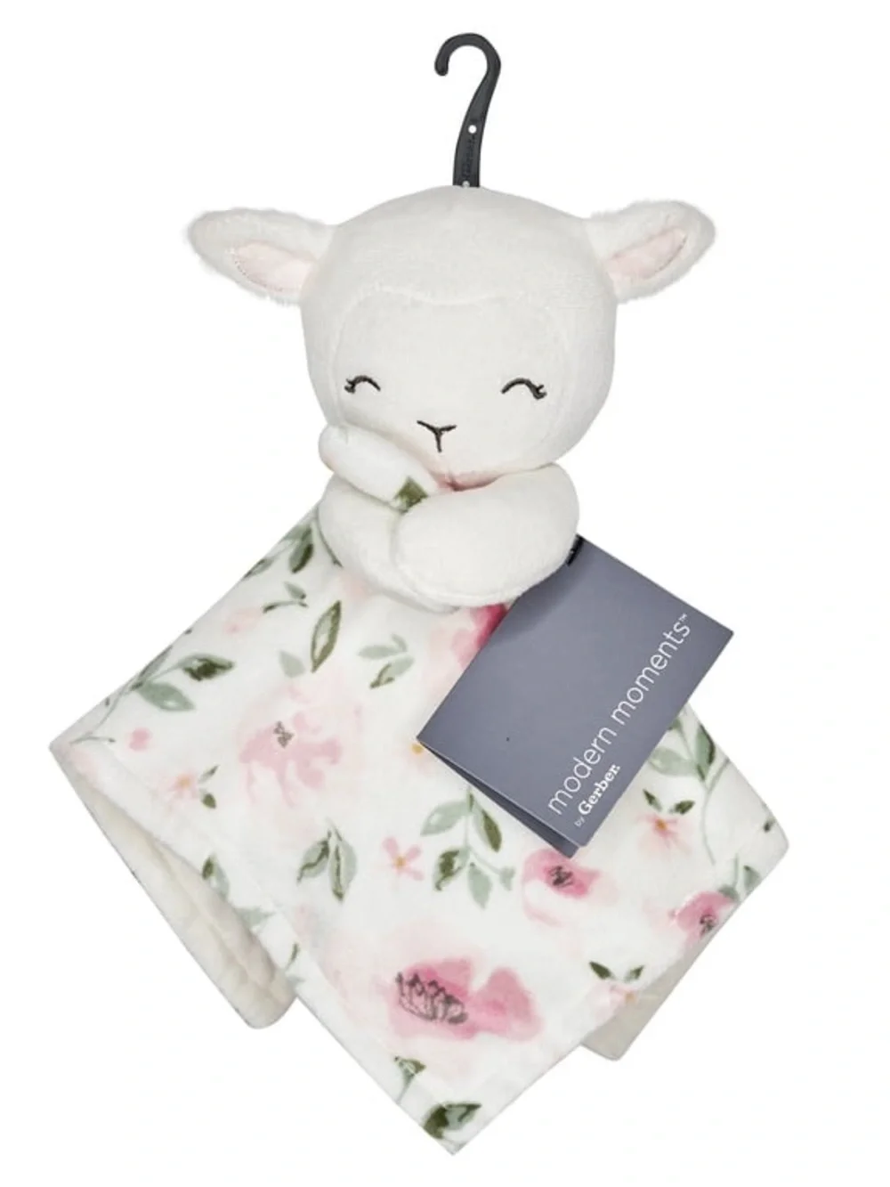 Modern Moments by Gerber Floral Lamb Security Blanket Lovey